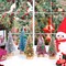 12Pcs Mini Christmas Trees Small Sisal Trees Mini Pine Trees (Multicolor) 4"D x 0.2"W x 2"H